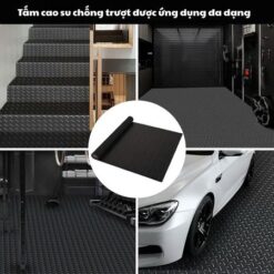 Ứng dụng tấm cao su chống trượt
