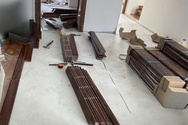 Cao su non lót sàn gỗ