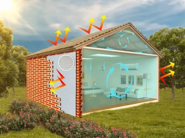 tấm cách nhiệt mái tôn giúp giảm nhiệt độ mái từ 4-8°C