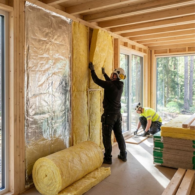 Bông cách nhiệt sợi thủy tinh