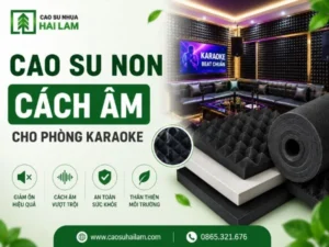 Cao su non cách âm