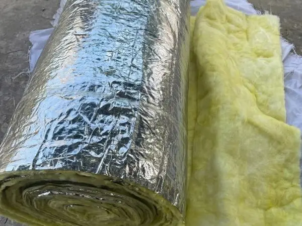 bông thủy tinh glass wool dạng cuộn cách nhiệt hệ thống HVAC