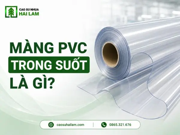Màng PVC trong suốt là gì? Đặc điểm và ứng dụng