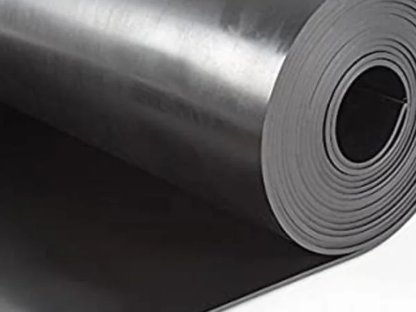 cuộn cao su EPDM màu đen bề mặt phẳng đồng đều