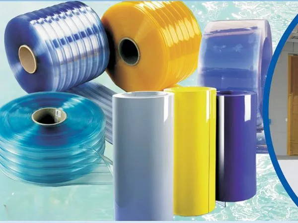 PVC cứng và PVC dẻo với mẫu màng dẻo nhiều màu