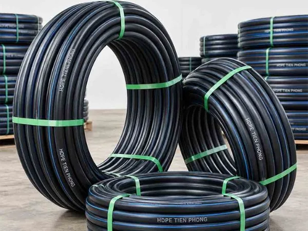 ống nhựa HDPE màu đen dạng cuộn