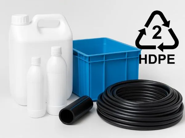 sản phẩm nhựa HDPE có ký hiệu tái chế số 2